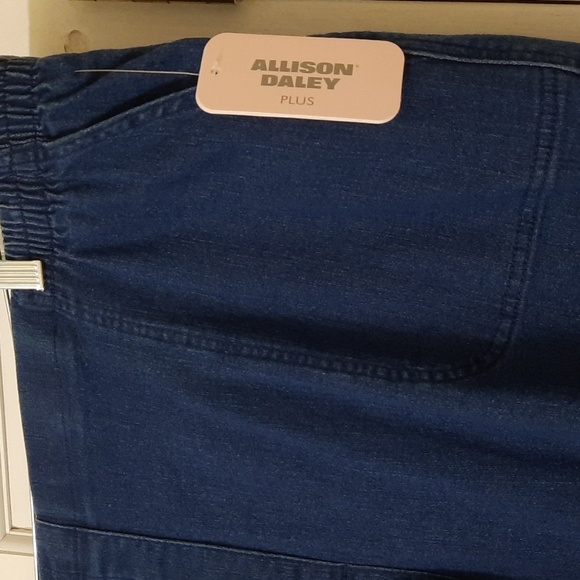 NWT ALLISON DALEY PLUS DENIM JEANS SZ 24WS - Picture 5 of 14